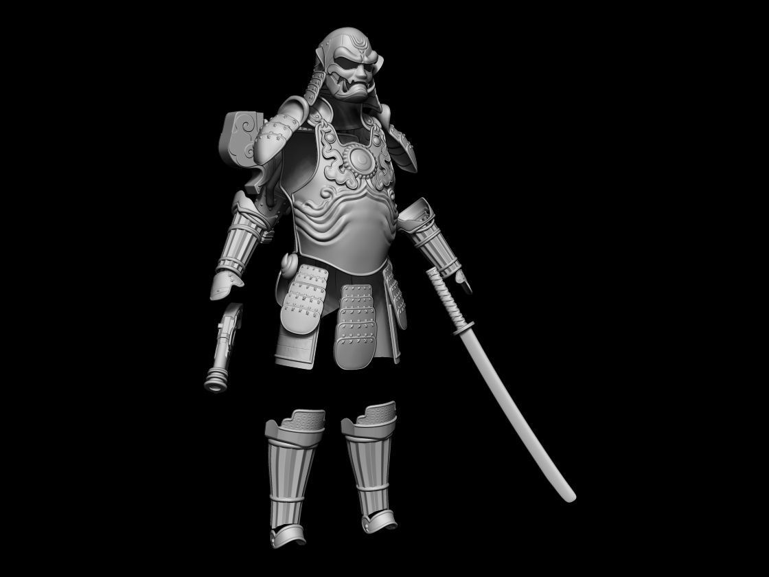 Iron Man Samurai MK3 Armour 3d digital download 3D print model_1