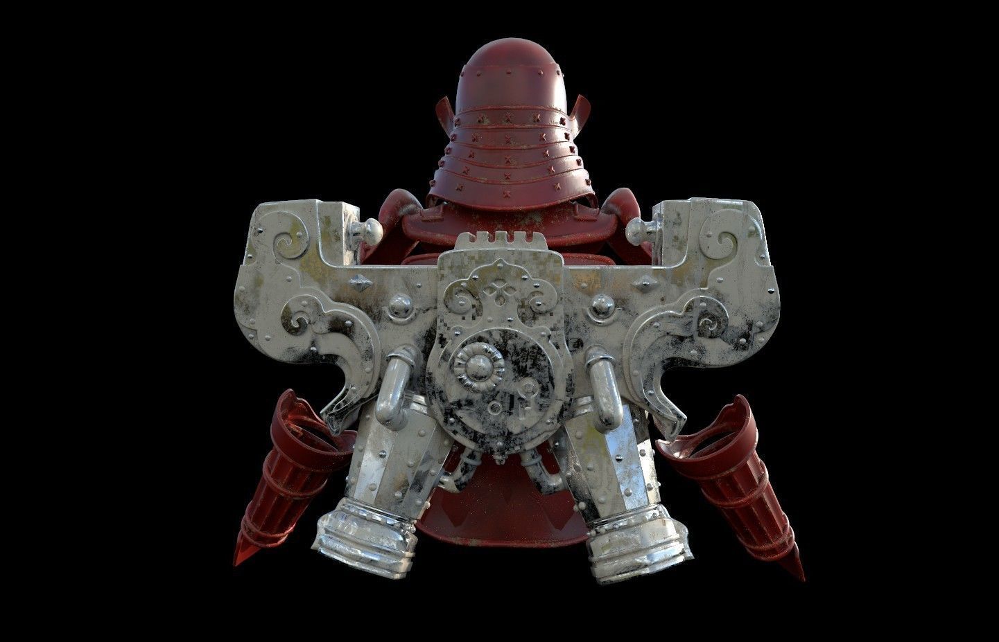 Iron Man Samurai MK3 Armour 3d digital download 3D print model_2