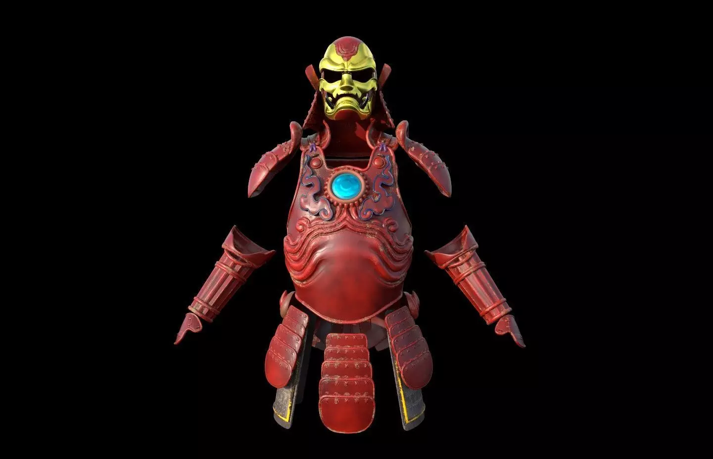 Iron Man Samurai MK3 Armour 3d digital download 3D print model_0