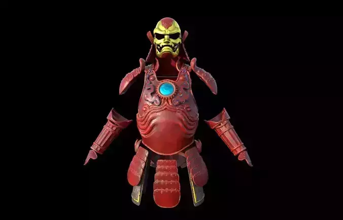 Iron Man Samurai MK3 Armour 3d digital download 3D print model