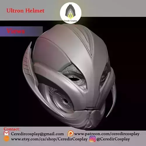 Ultron Avengers Helmet 3d digital download