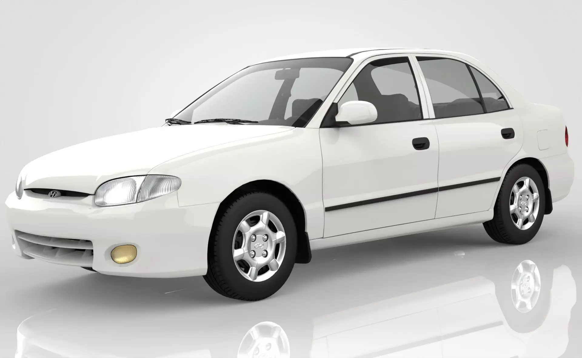 Hyundai Accent 1998 3D model