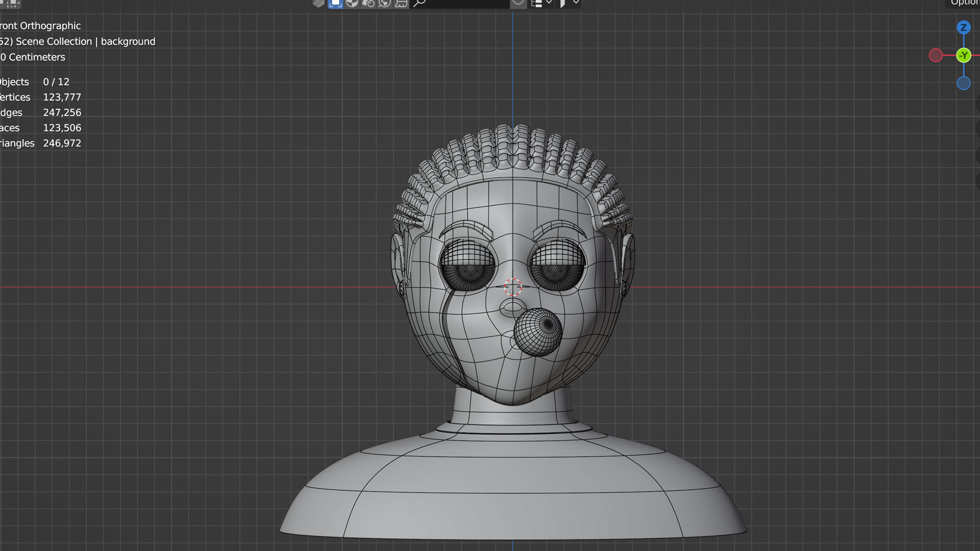 Stylized NFT Character Low-poly 3D model_2