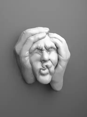 Abstract Wall Sculpture Printable