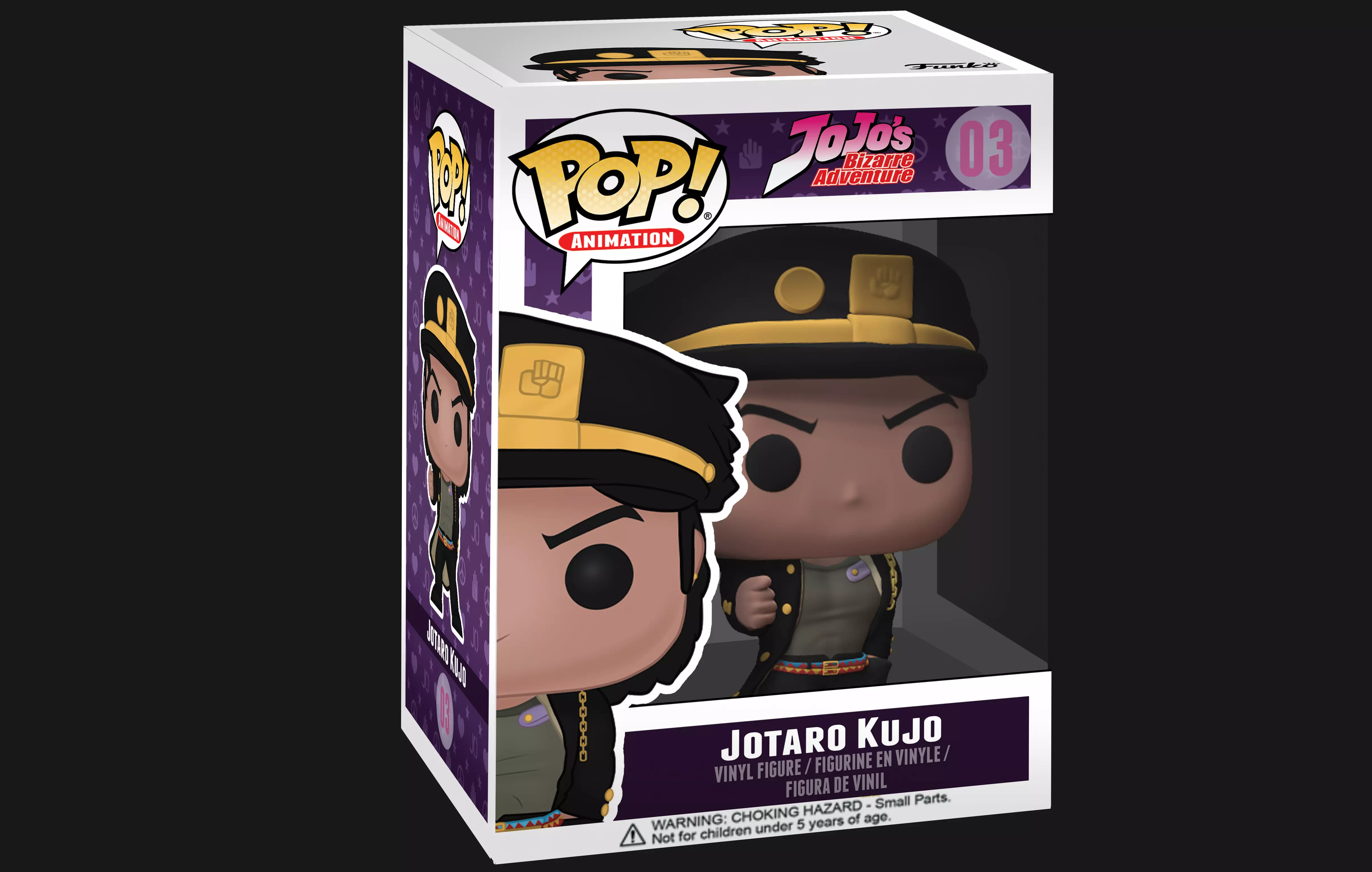 Jotaro V2 Funko Pop 3D print model