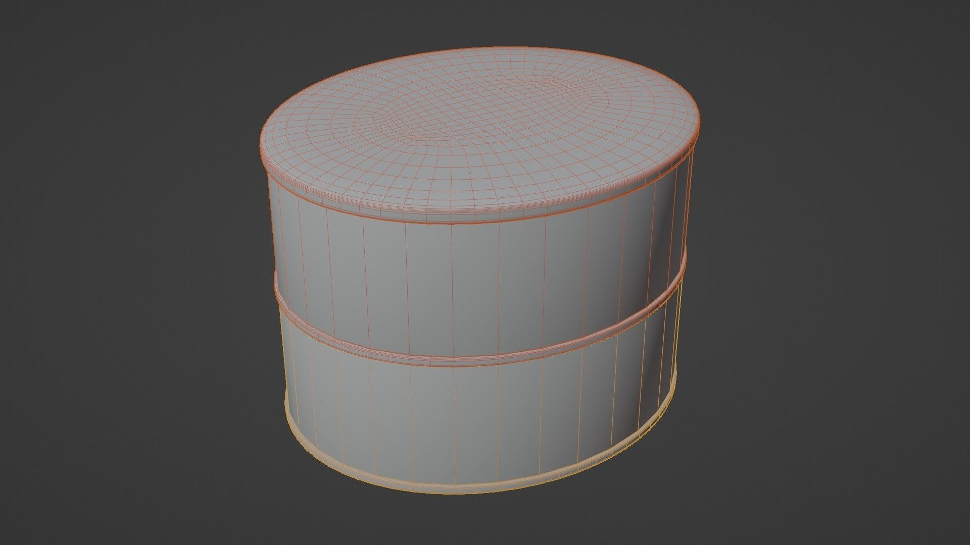 Bento Box - Japanese Lunchbox Low-poly 3D model_20