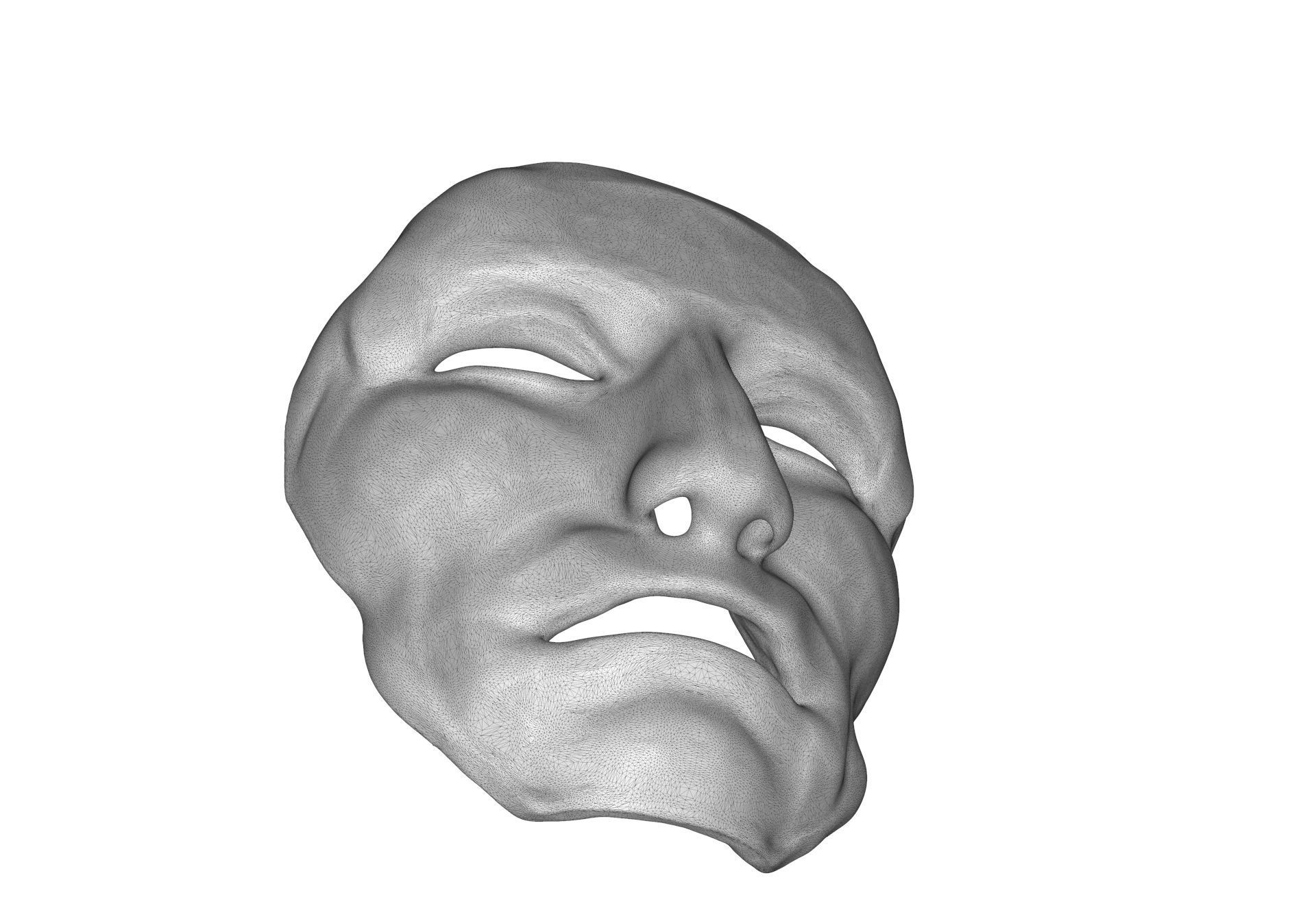 The Penitent One Mask 3D print model_20