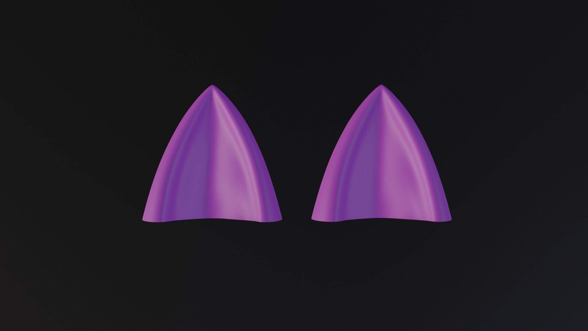 Pony Ears 3D print model_2