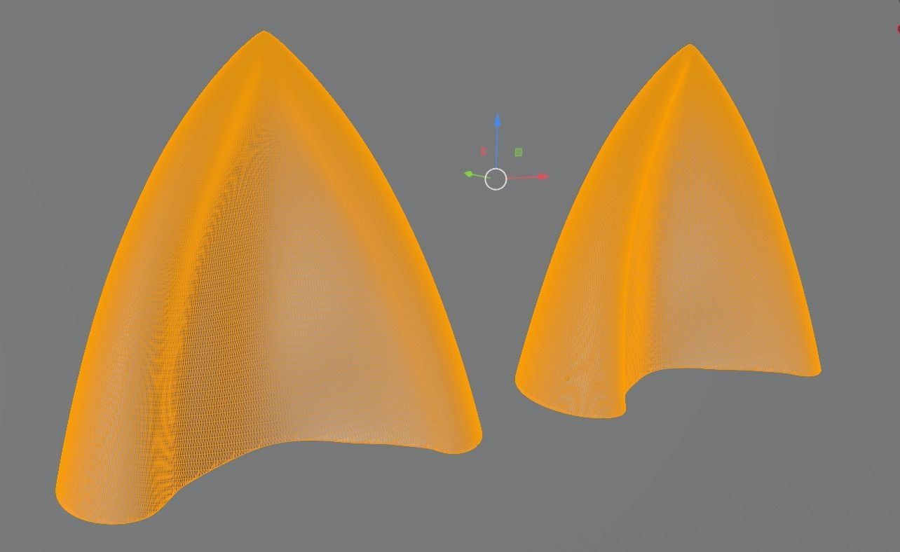 Pony Ears 3D print model_3