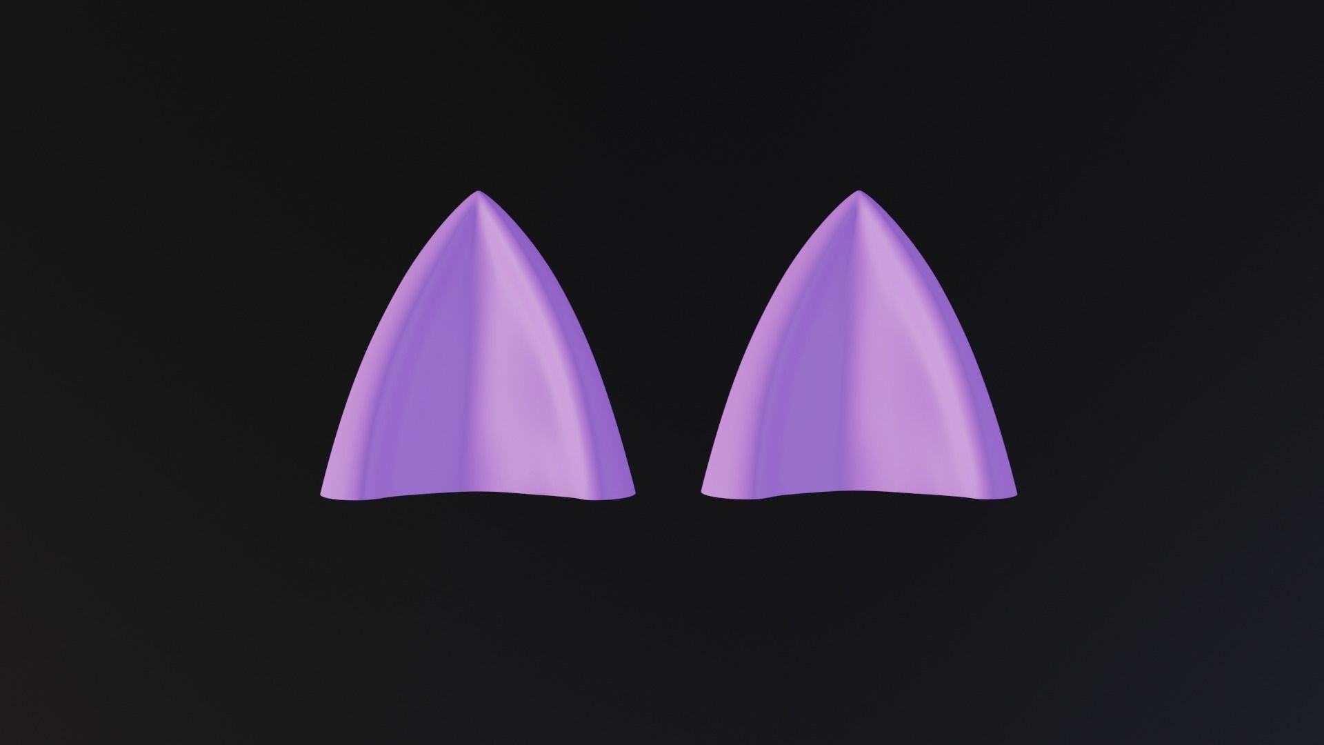 Pony Ears 3D print model_1