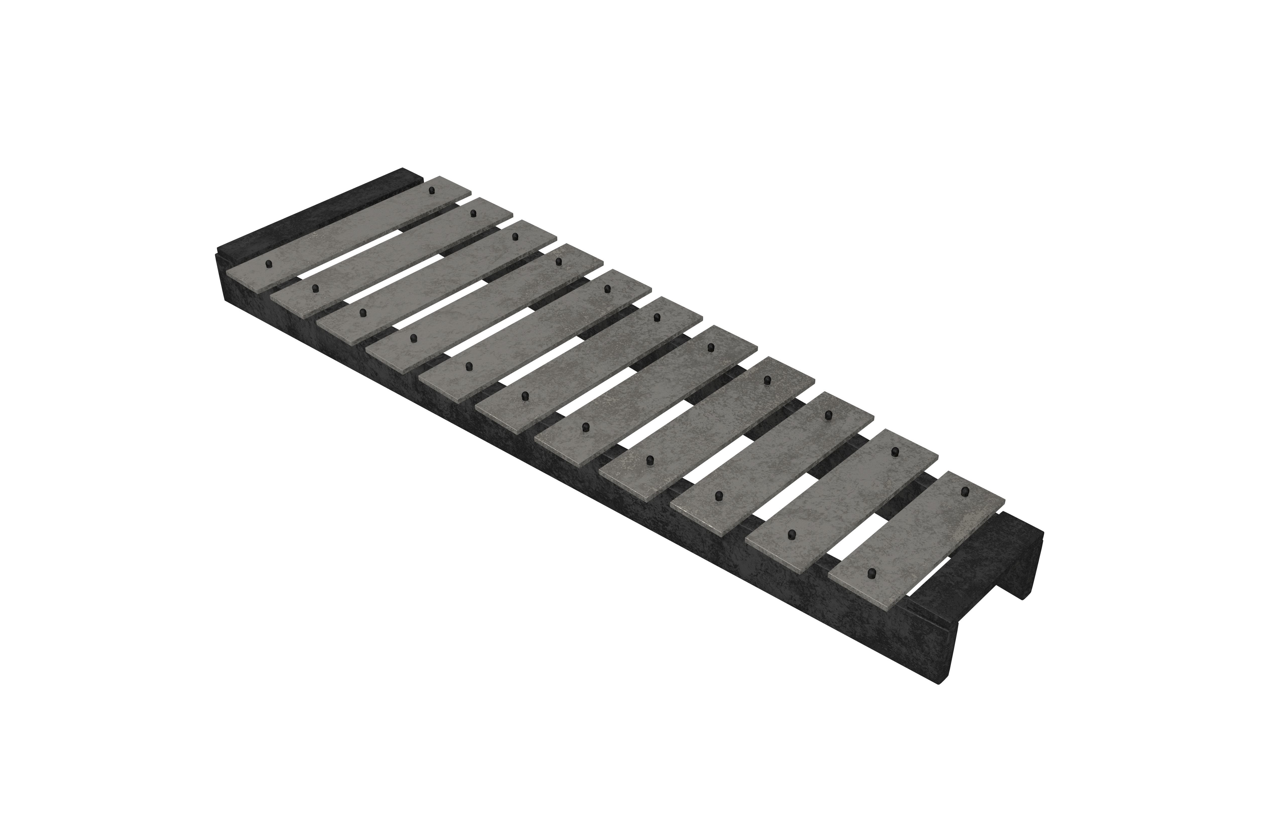 Glockenspiel V1 006 Low-poly 3D model_2