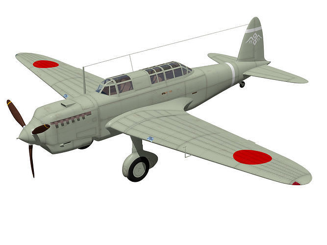 Ki32 Type 98 Light Bomber Mary 3D model