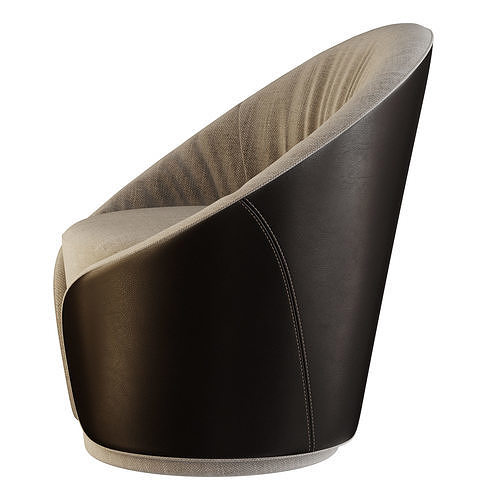 ARMCHAIR TONIN CASA MAMA LOW 3D model 7
