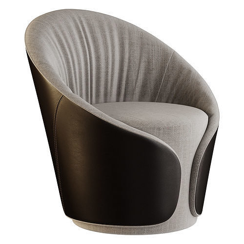 ARMCHAIR TONIN CASA MAMA LOW 3D model 5