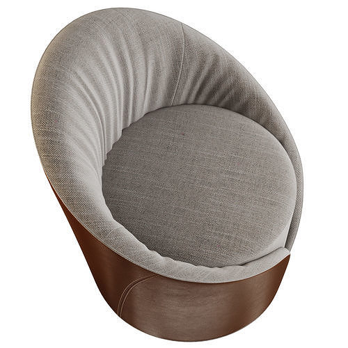 ARMCHAIR TONIN CASA MAMA LOW 3D model 2
