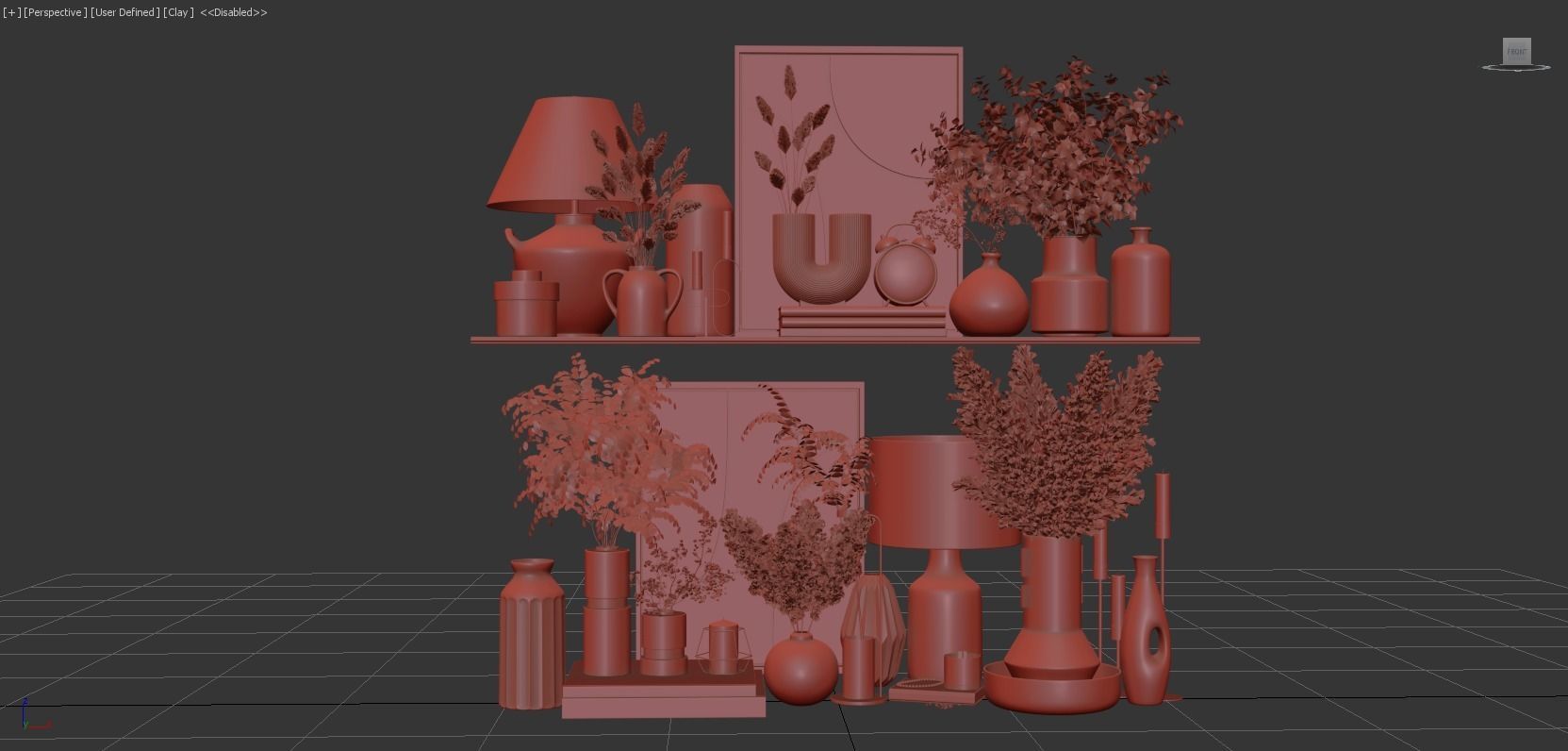 Decorative Set 130 3D model_12