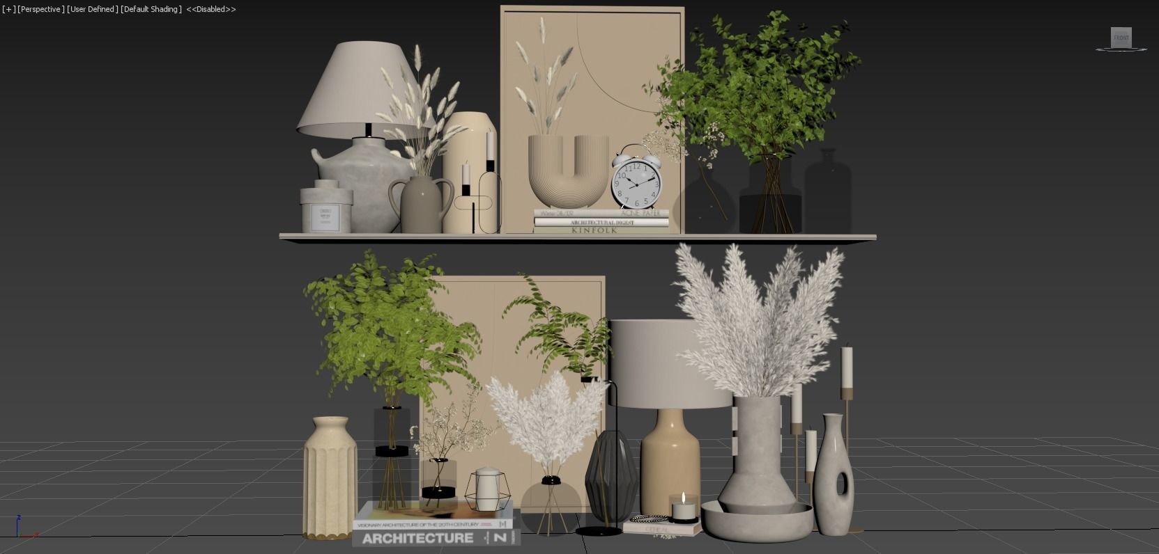 Decorative Set 130 3D model_7