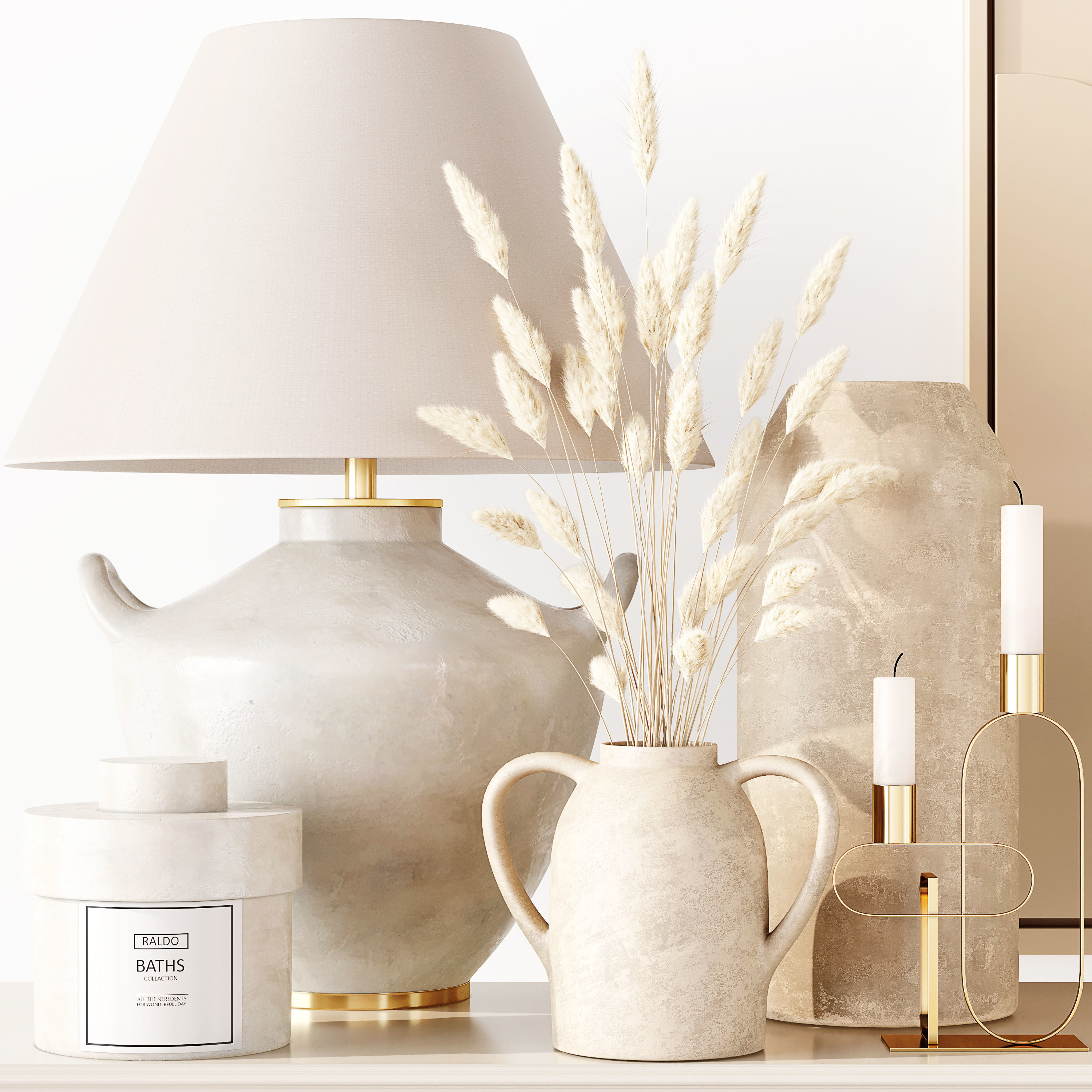 Decorative Set 130 3D model_17