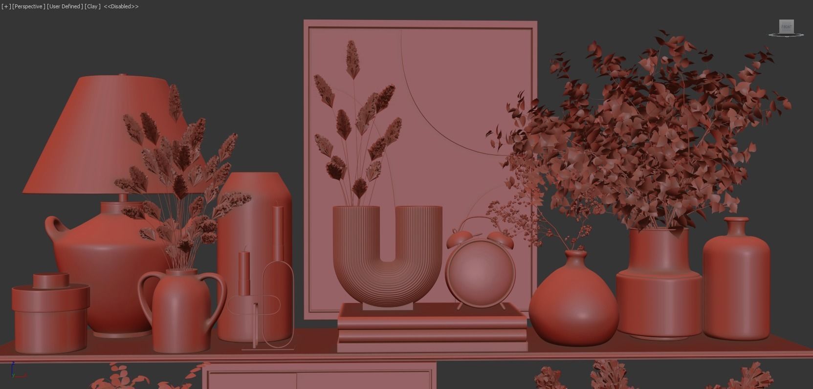 Decorative Set 130 3D model_14