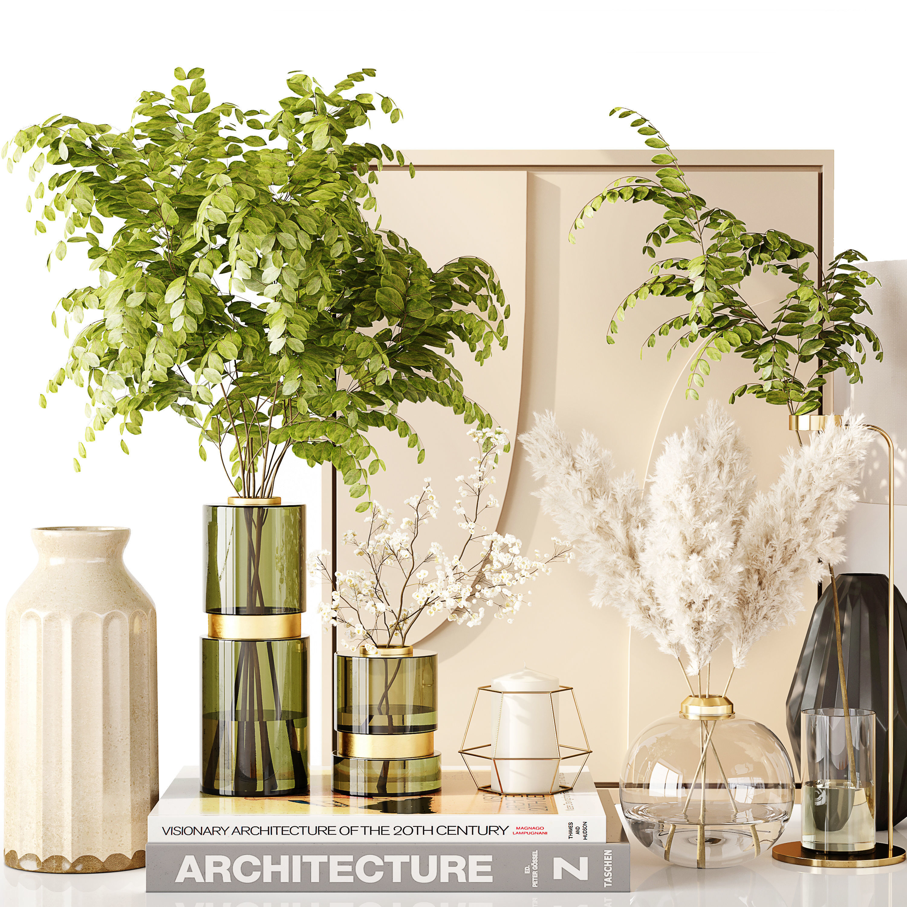 Decorative Set 130 3D model_1