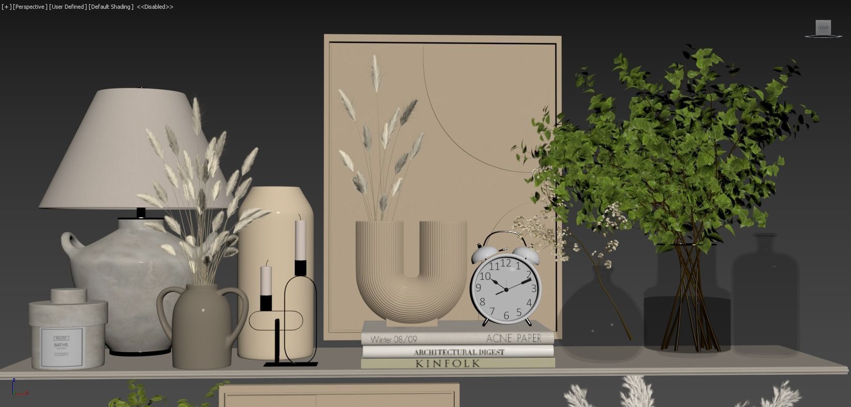 Decorative Set 130 3D model_9