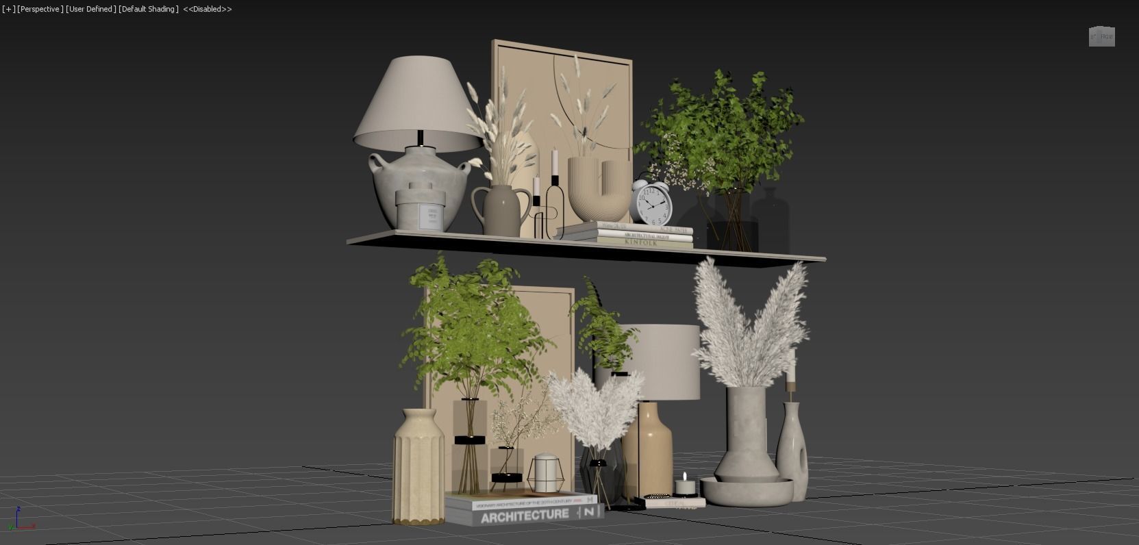 Decorative Set 130 3D model_11