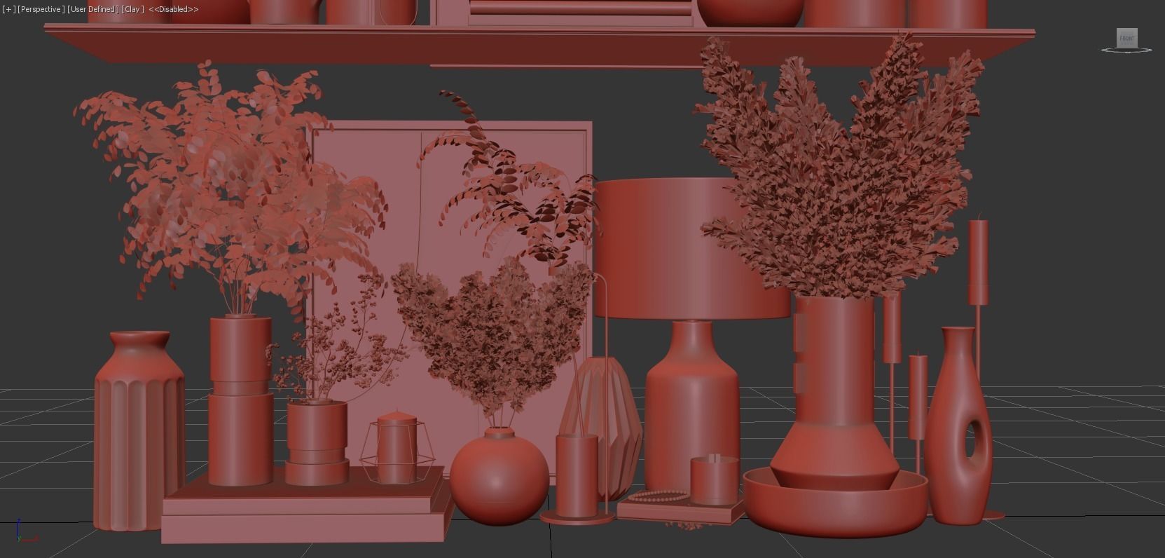 Decorative Set 130 3D model_13