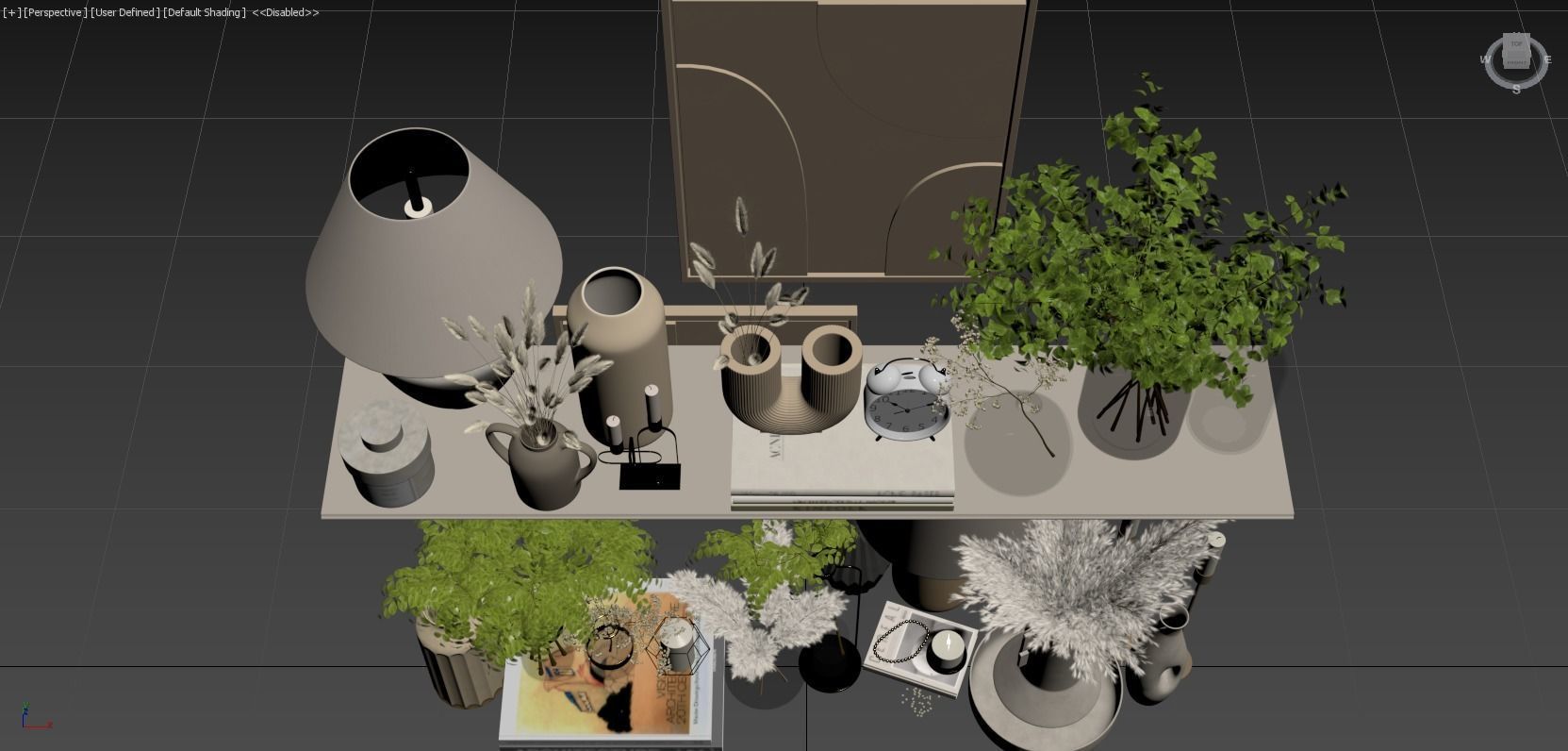 Decorative Set 130 3D model_10