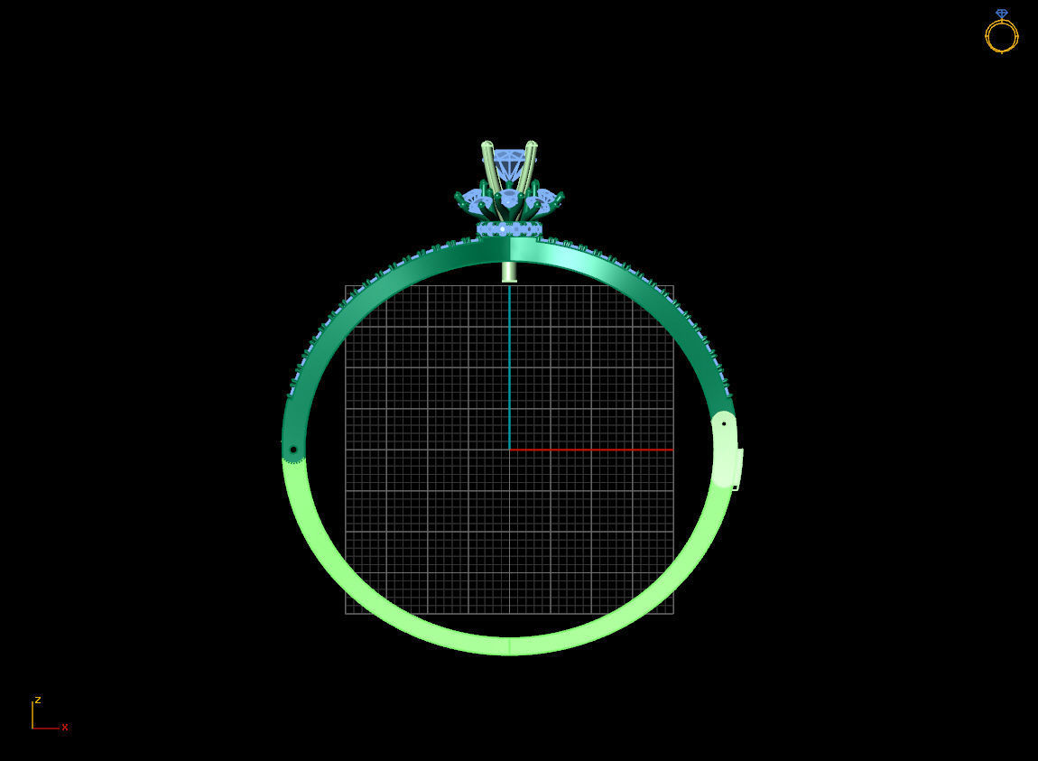 BRACELETS DIAMOND 3D print model_2