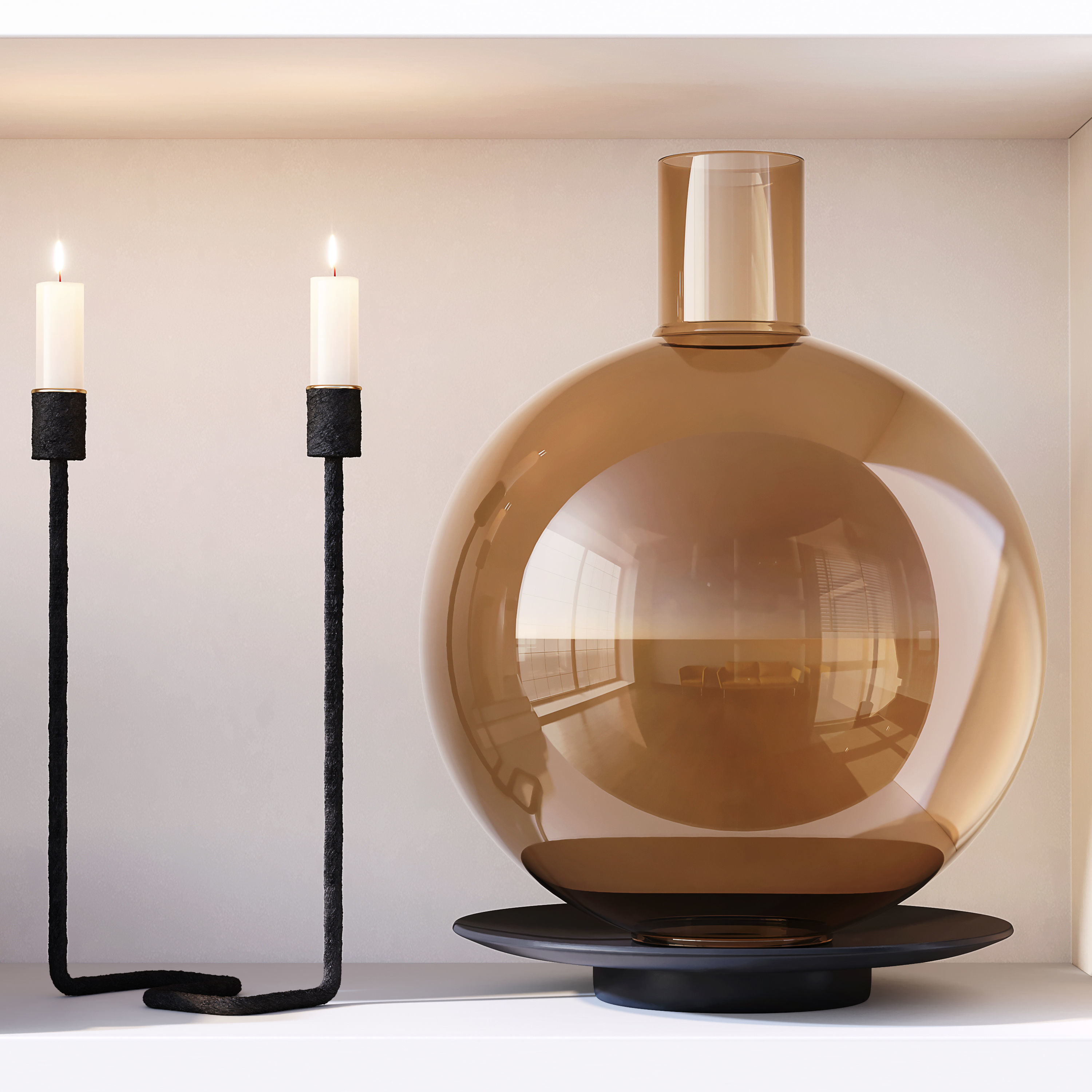 Design Shelf Decoration 3D model_18