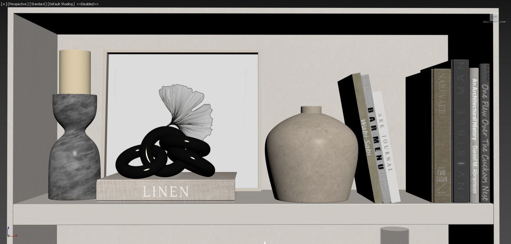 Design Shelf Decoration 3D model_10