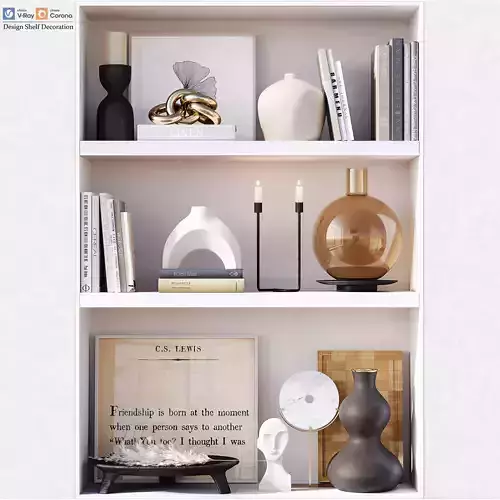 Design Shelf Decoration 3D model