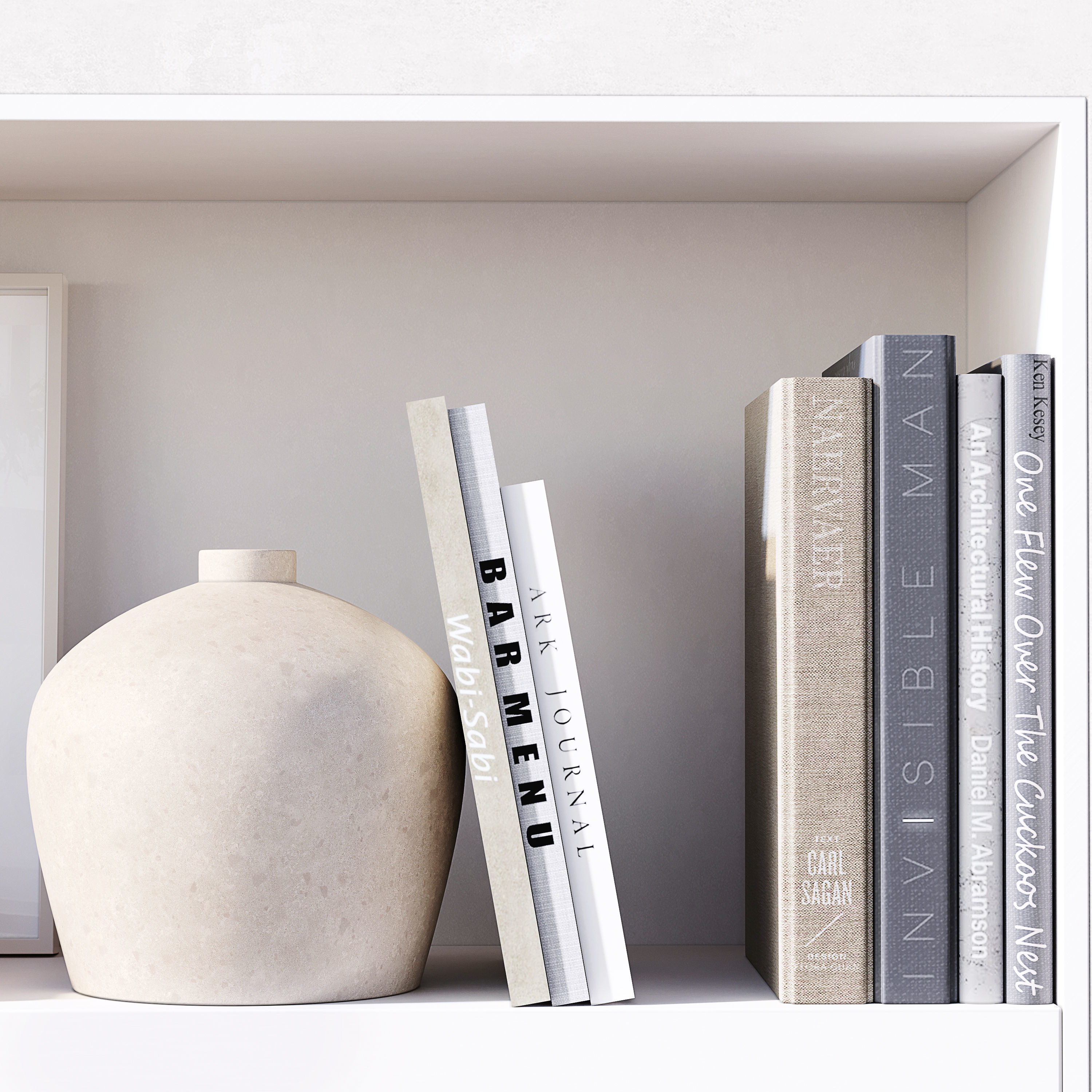 Design Shelf Decoration 3D model_4