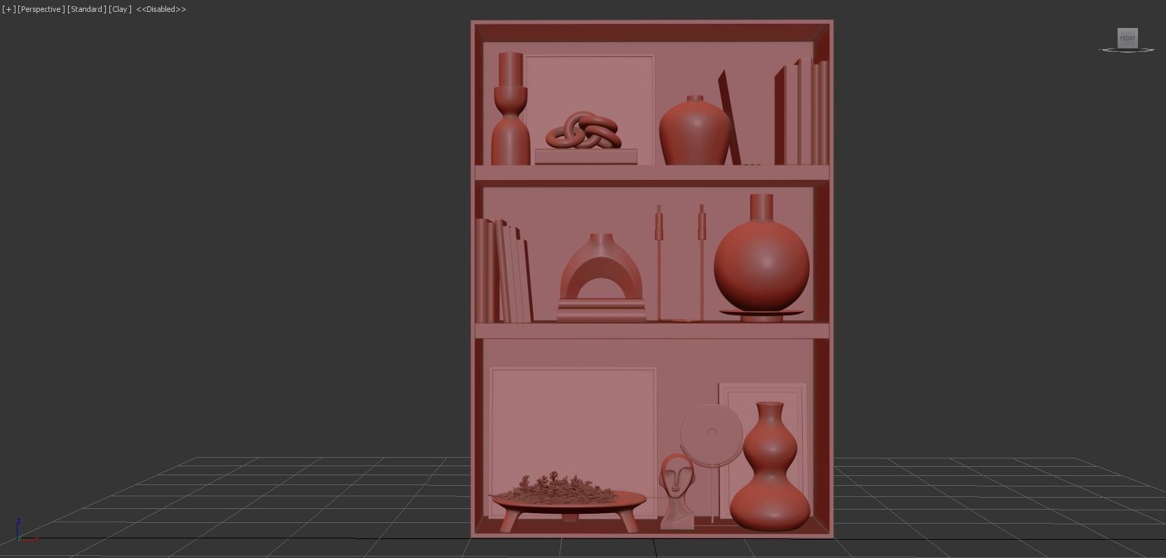 Design Shelf Decoration 3D model_12