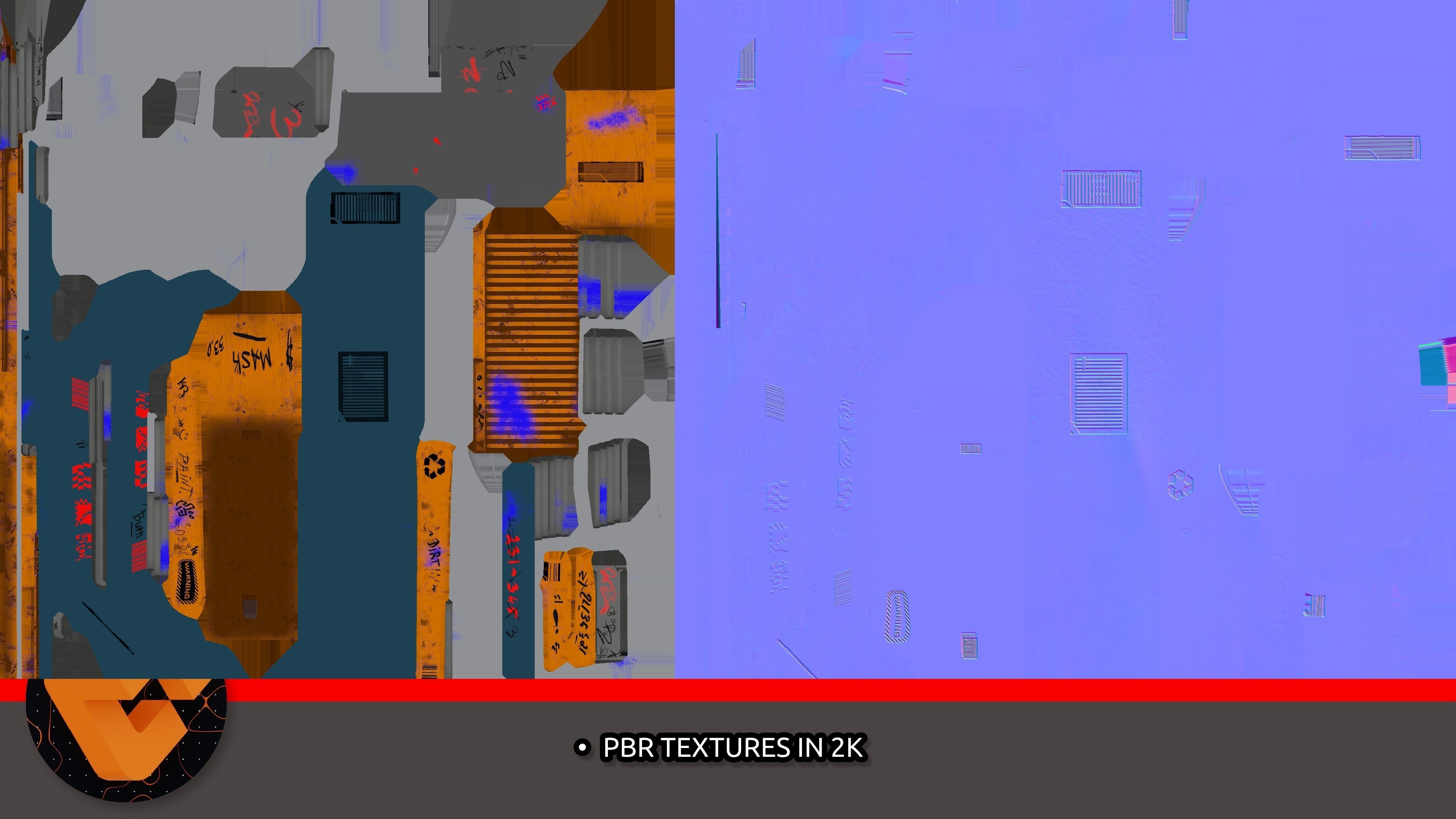 City building of the future Low-poly 3D model_3