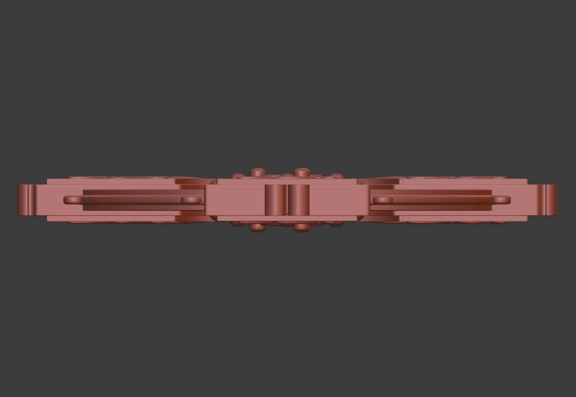 Celtic Cross Medallion 3D print model_3