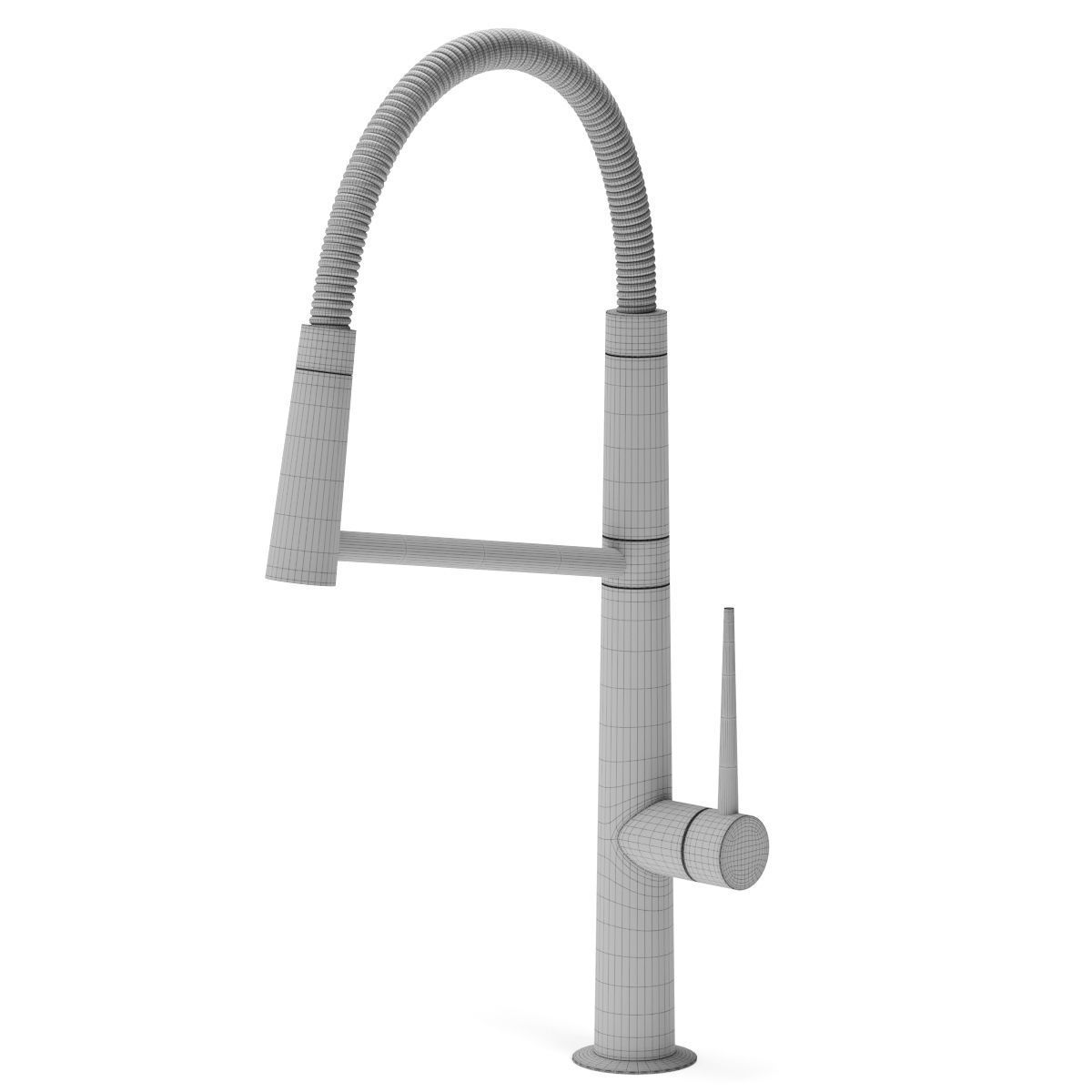 NOBILI kitchen faucet LEVANTE model 3D model_5