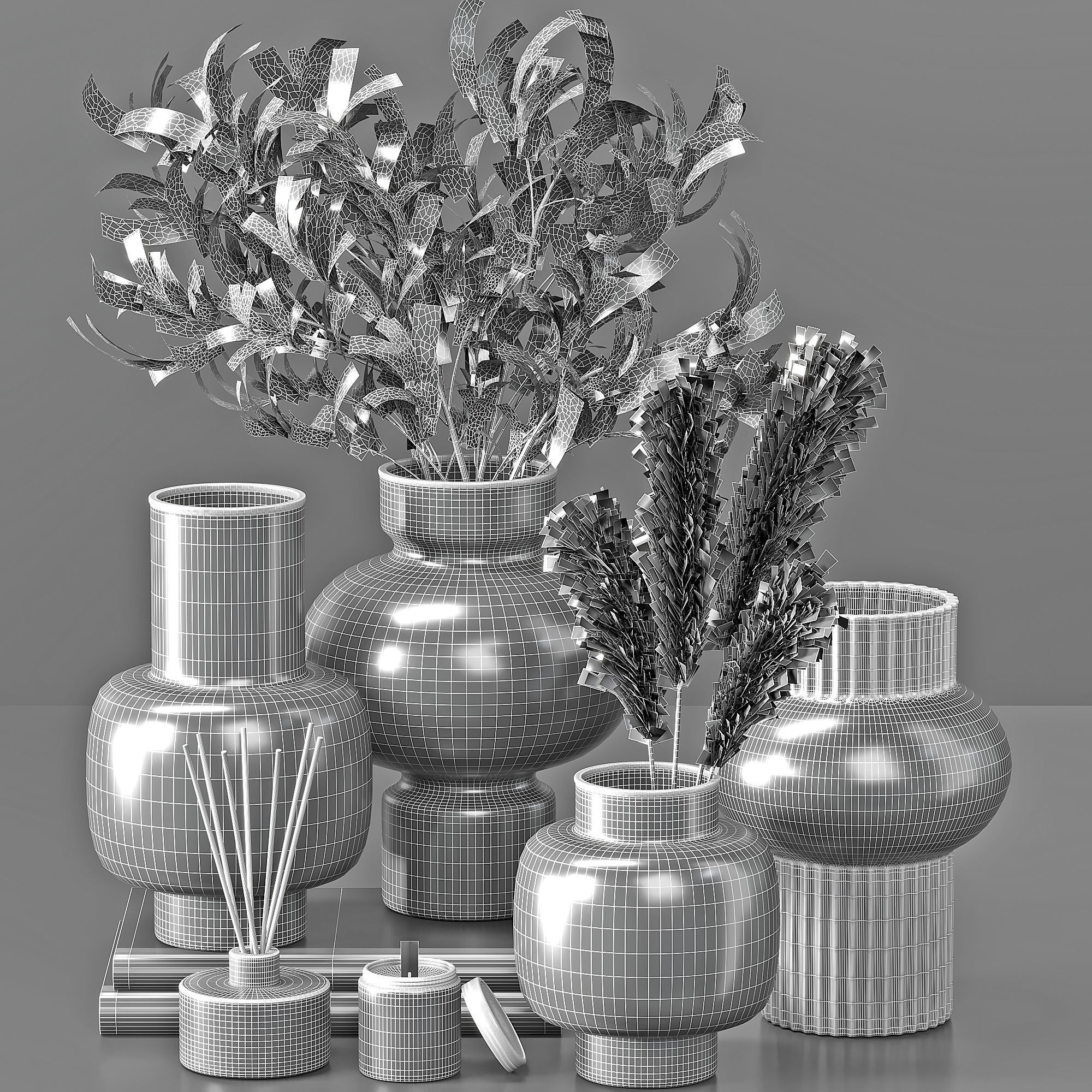 decorative set18 3D model_3