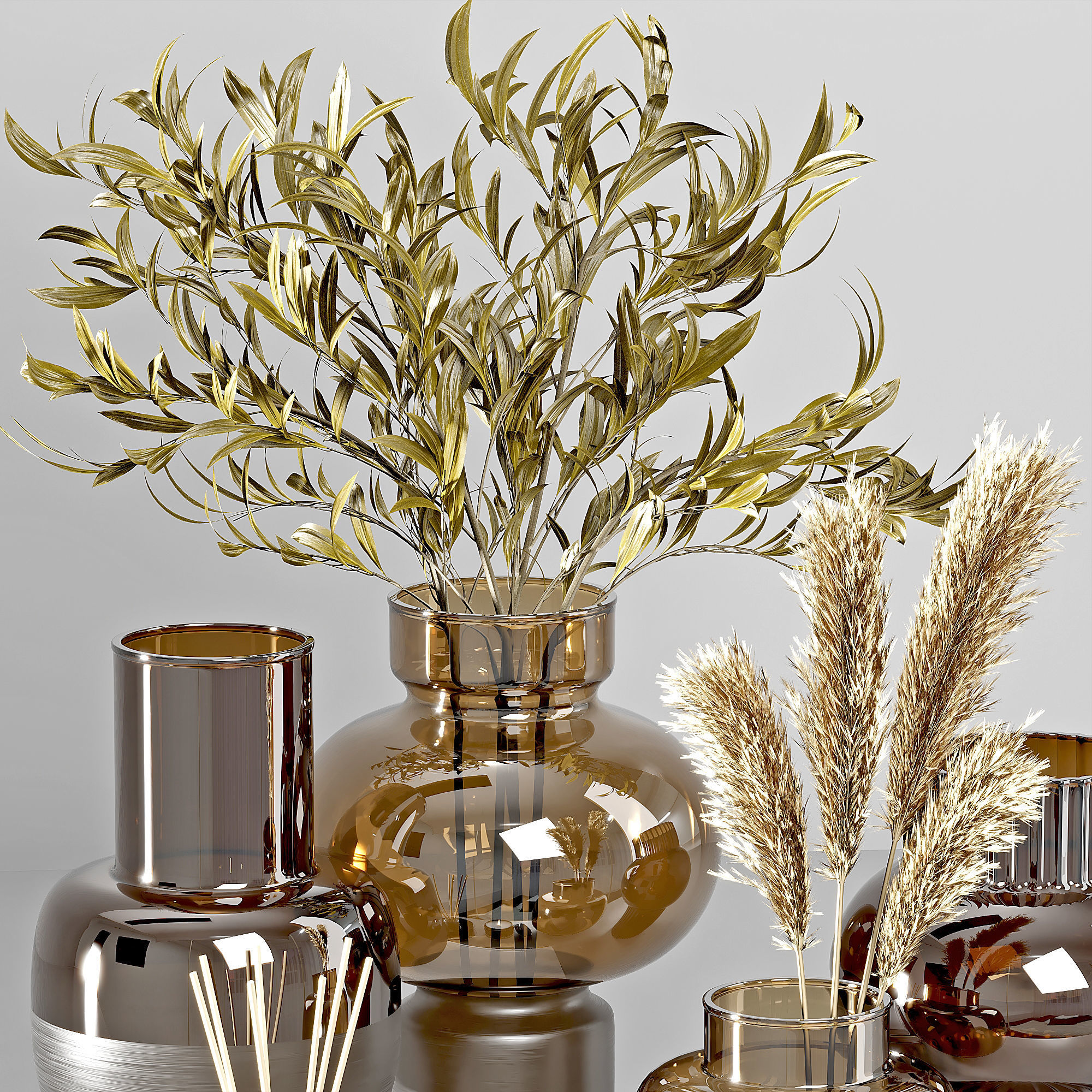 decorative set18 3D model_2