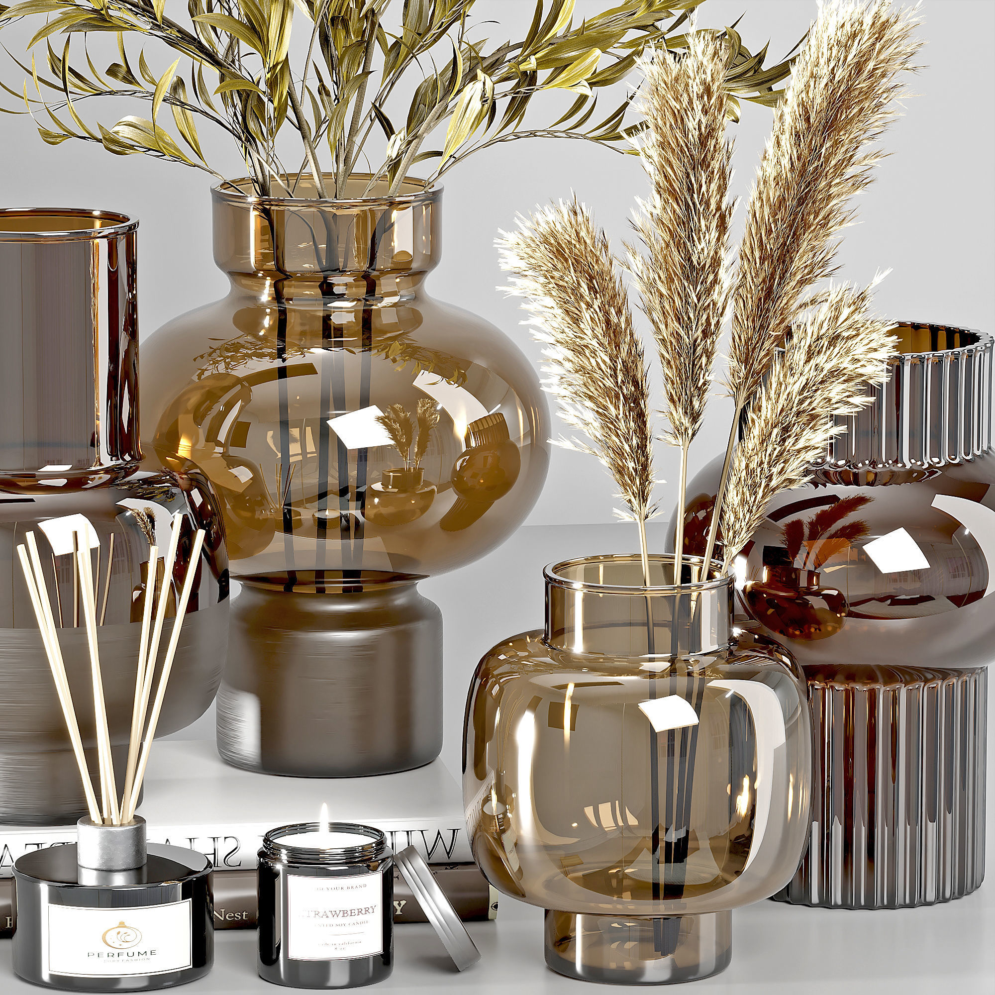 decorative set18 3D model_1