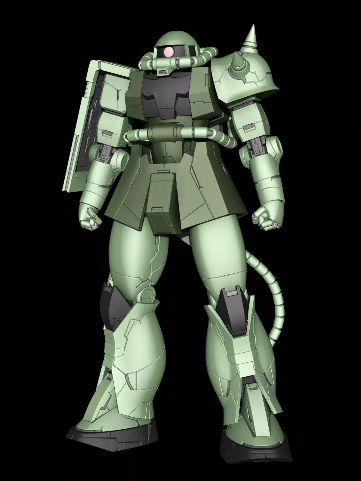 Zaku II 3D print model