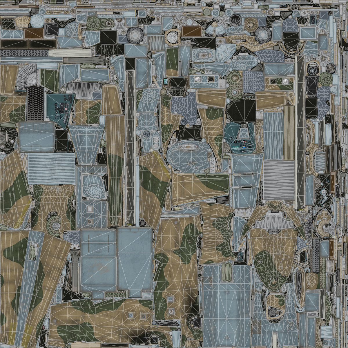 Mi-24 Helicopter Low-Poly Low-poly 3D model_17