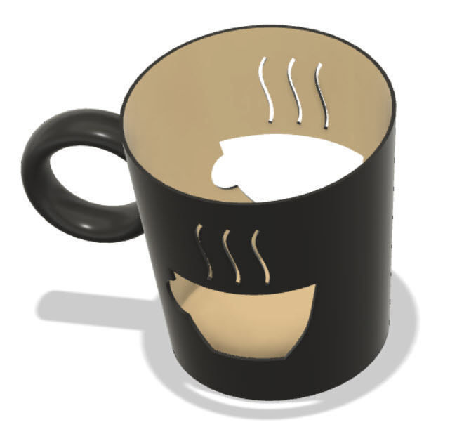 Paper Cup Holder 3D print model_1