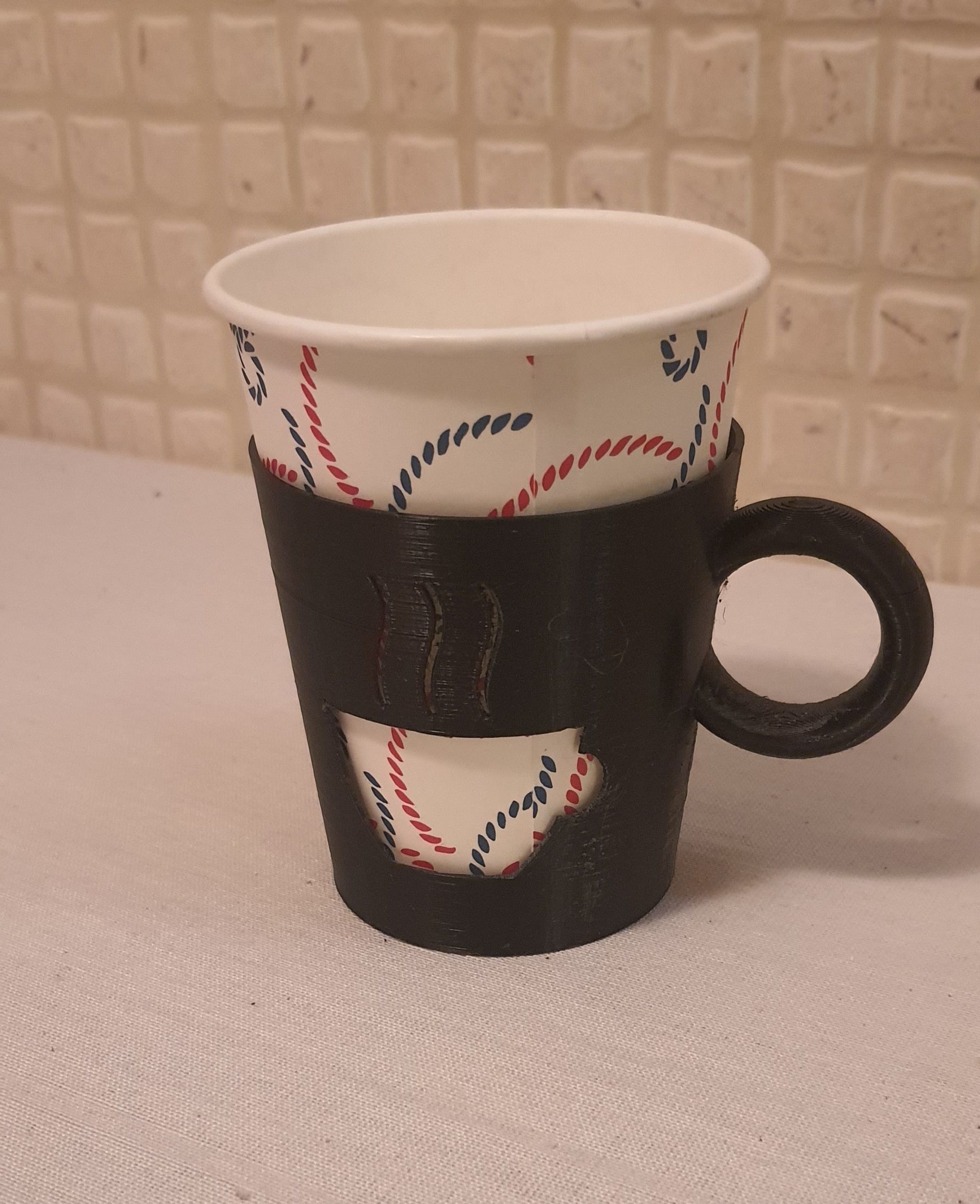 Paper Cup Holder 3D print model_2