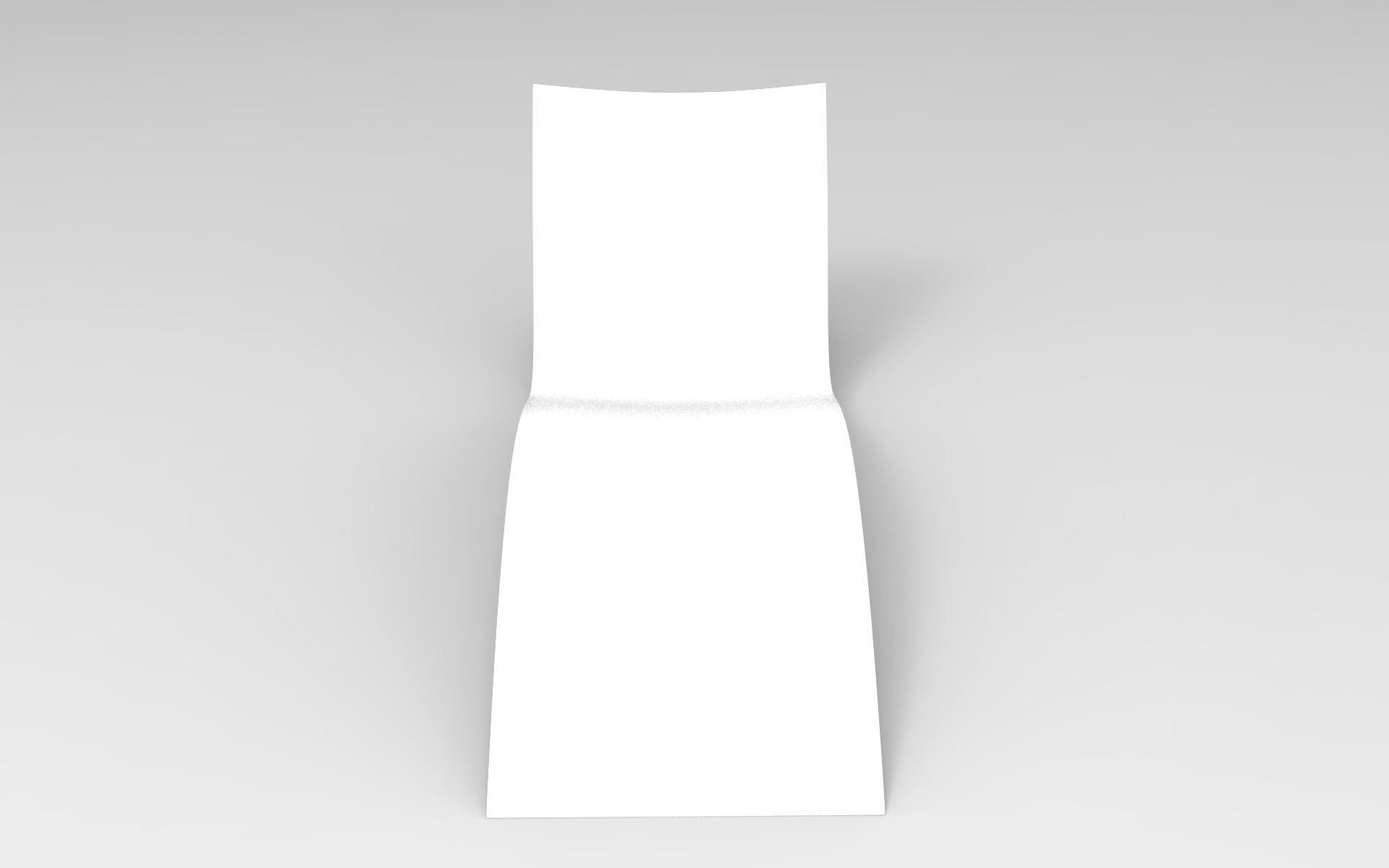 Sunbed chair Low-poly 3D model_4