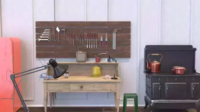 Blender Carpenters Room