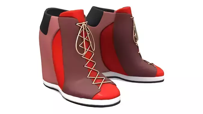 Cute Wedge High Heels Boots