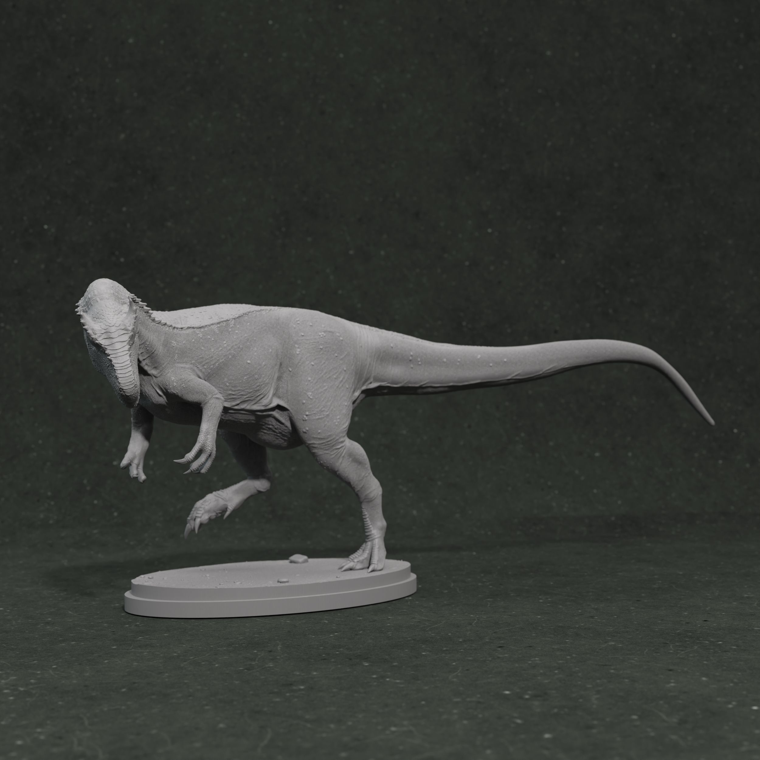 Allosaurus Fragilis 1-35 scale pre-supported dinosaur 3D print model_6