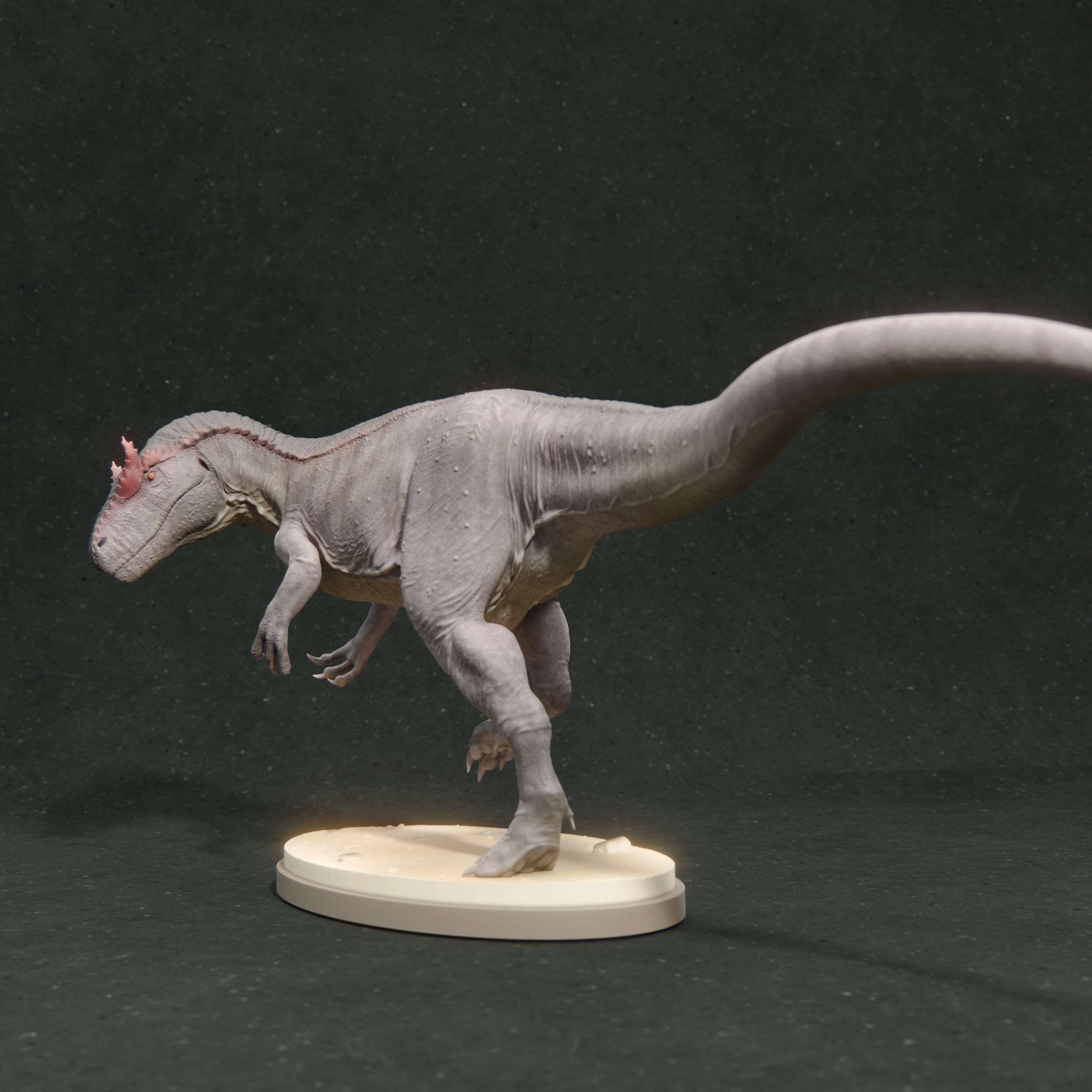 Allosaurus Fragilis 1-35 scale pre-supported dinosaur 3D print model_2