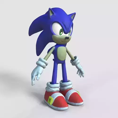 Sonic And Friends Low-poly 3D model